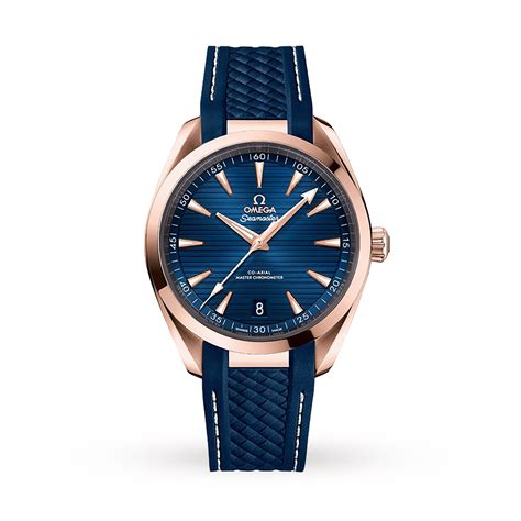 omega aqua terra gold replica|omega aqua terra homage watch.